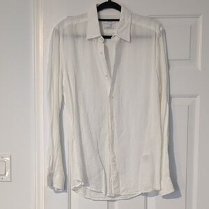 Reiss Men's Elegant White Button Down Shirt